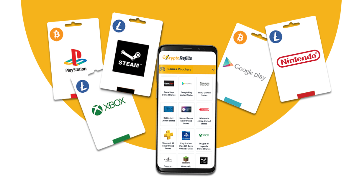 Buy Gift Cards With Bitcoin On Cryptorefills Bitcoin To Gift Cards Easy