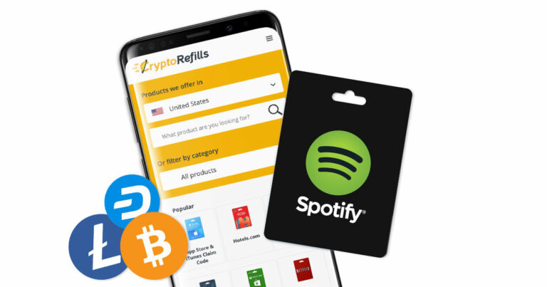 buy spotify with crypto